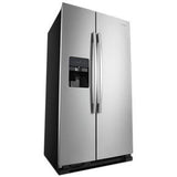 33" Side-By-Side Refrigerator With Dual Pad External Ice And Water Dispenser