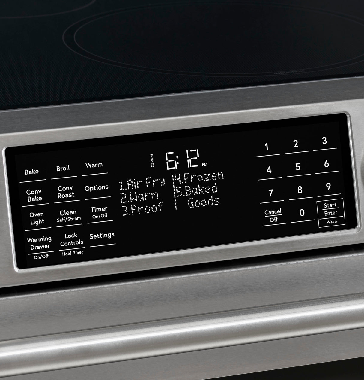 Caf(eback)(TM) 30" Smart Slide-In, Front-Control, Radiant and Convection Range - (CES700P4MW2)