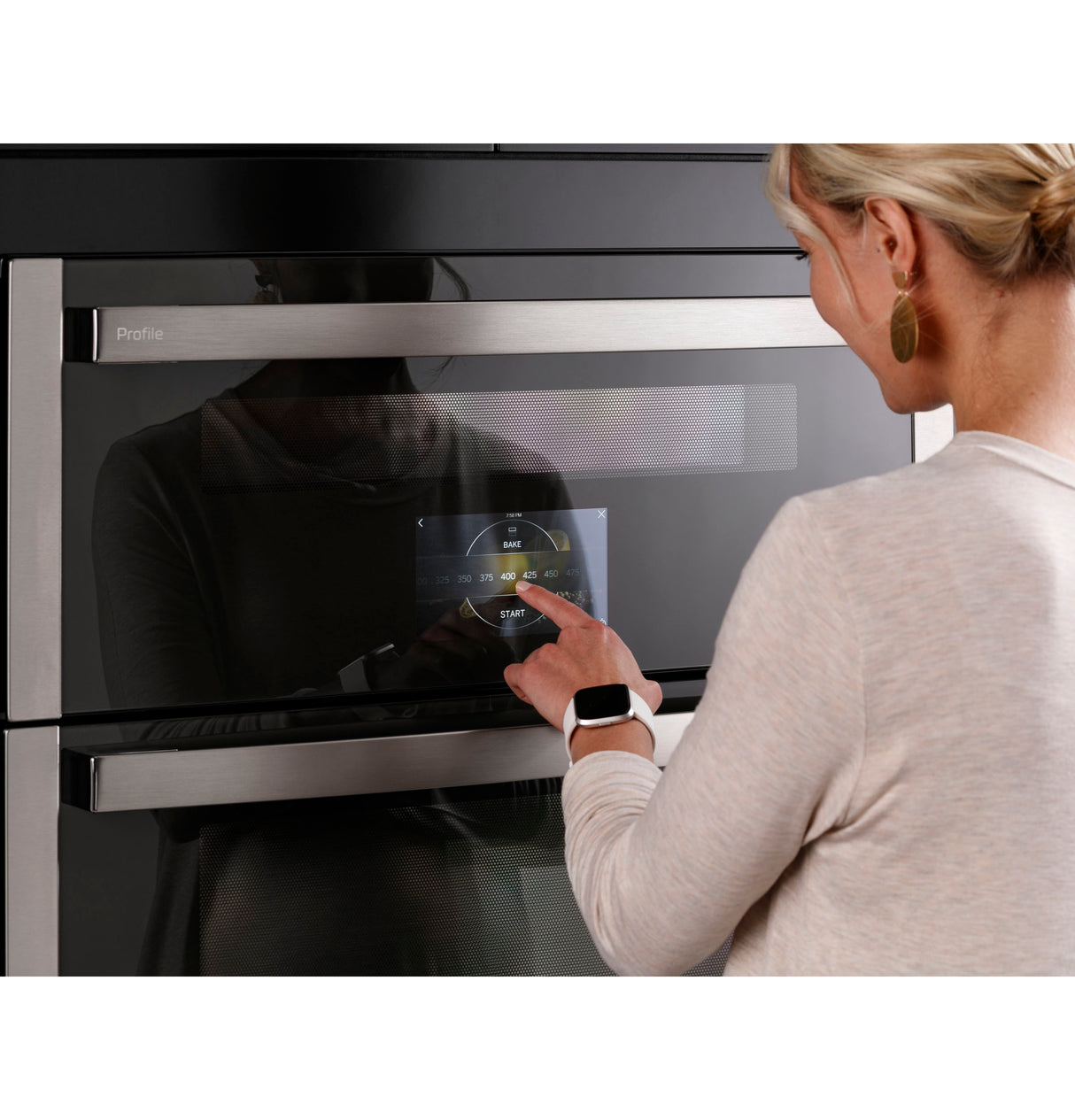 GE Profile(TM) 30" Smart Built-In Twin Flex Convection Wall Oven - (PTS9200SNSS)