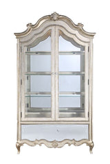 Esteban - Curio - Mirrored & Antique Champagne Finish