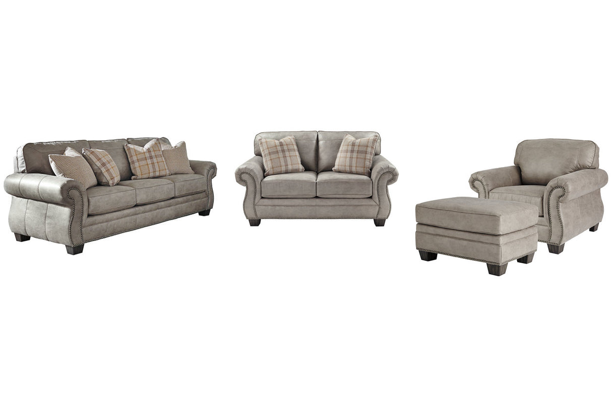 Olsberg Sofa and Loveseat With Chair and Ottoman - (48701U3)