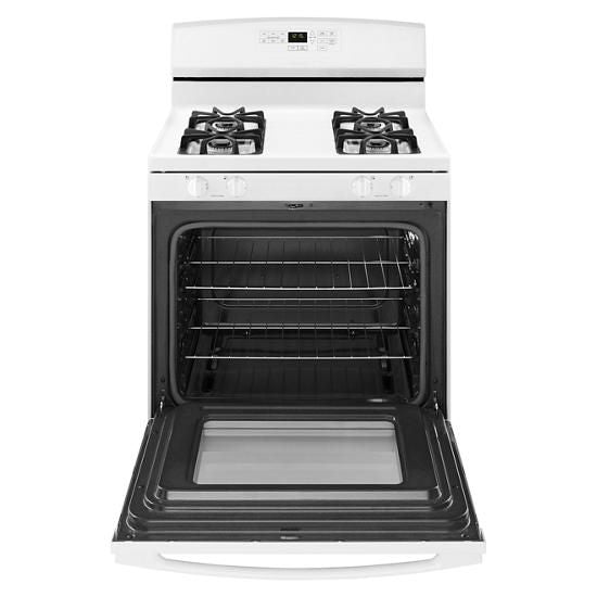 30" Gas Range With Self-Clean Option - White