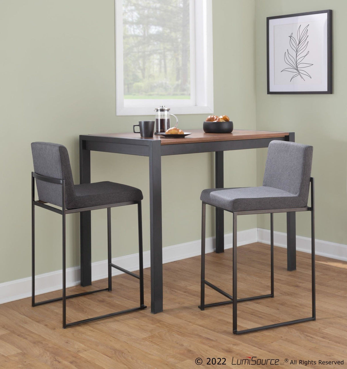 Fuji - High Back Counter Stool Set