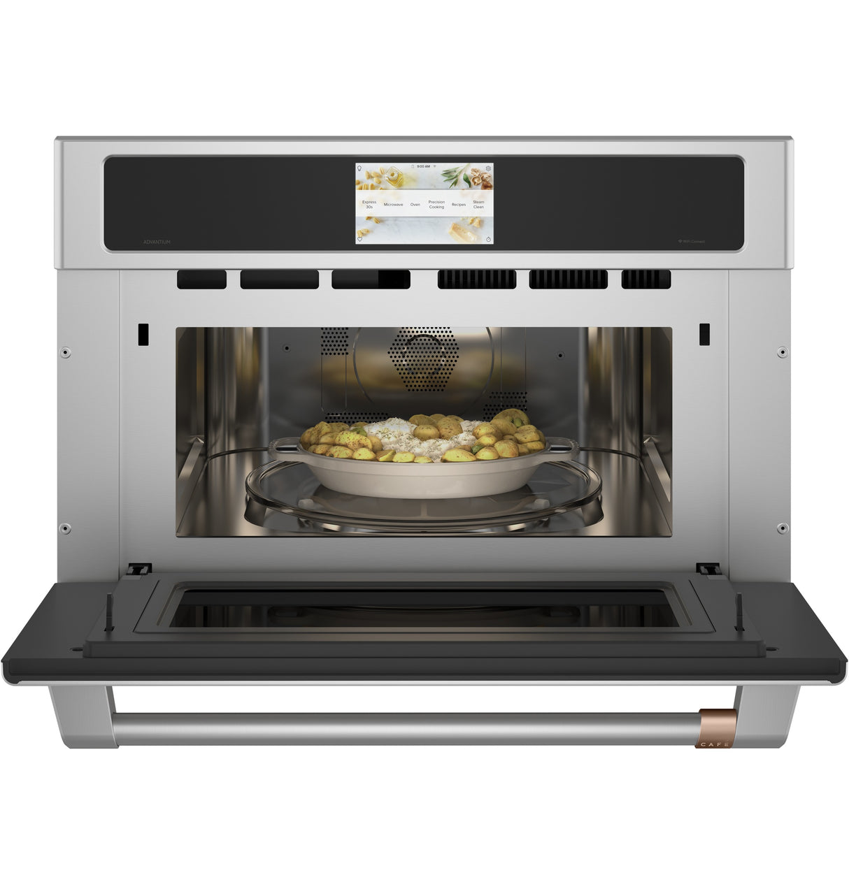 Caf(eback)(TM) 30" Smart Five in One Wall Oven with 240V Advantium(R) Technology - (CSB923P2NS1)