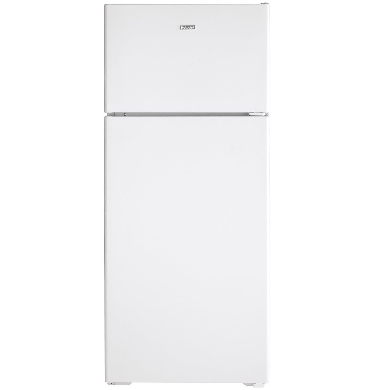 Hotpoint(R) 17.5 Cu. Ft. Recessed Handle Top-Freezer Refrigerator - (HPS18BTNRWW)