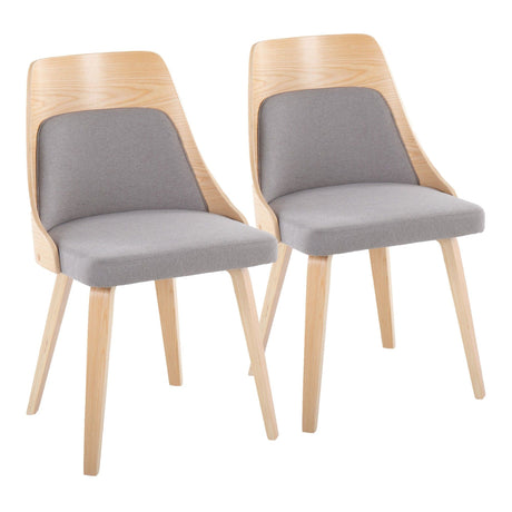 Anabelle - Bent Wood Chair (Set of 2) - Natural Base