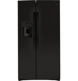 GE(R) 25.1 Cu. Ft. Side-By-Side Refrigerator - (GSS25IGNBB)