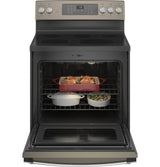 GE(R) 30" Free-Standing Electric Convection Range with No Preheat Air Fry - (JB735EPES)