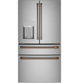 Caf(eback)(TM) ENERGY STAR(R) 22.3 Cu. Ft. Smart Counter-Depth 4-Door French-Door Refrigerator - (CXE22DP2PS1)