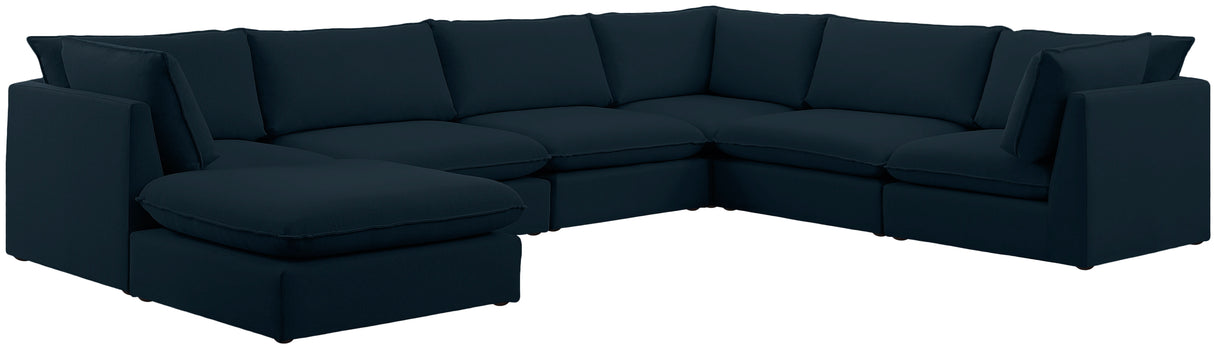 Mackenzie - Modular Sectional 7 Piece - Navy