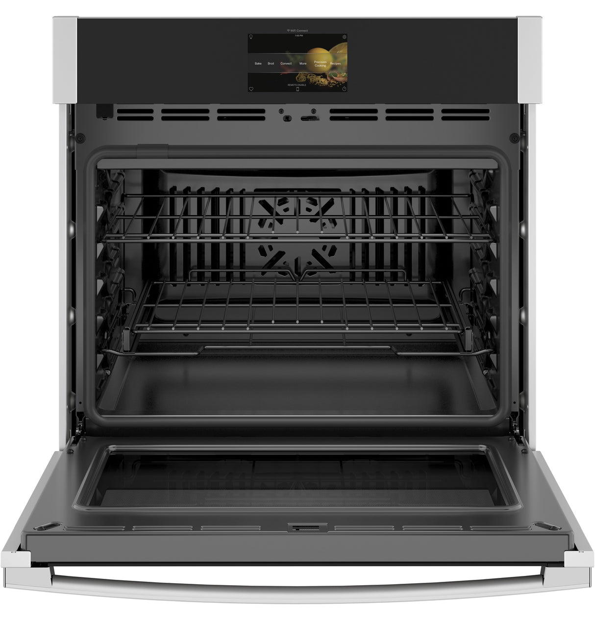 GE Profile(TM) 30" Smart Built-In Convection Single Wall Oven with No Preheat Air Fry and Precision Cooking - (PTS7000SNSS)