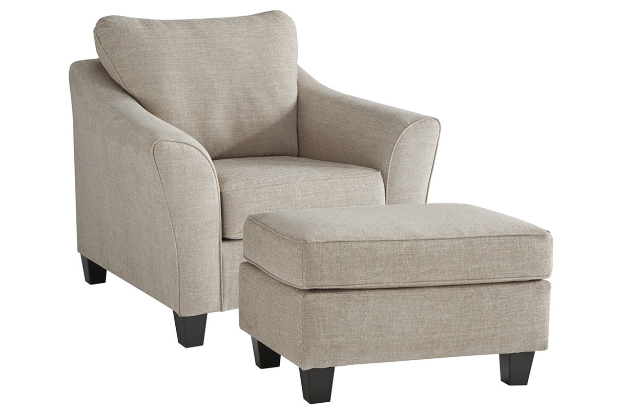 Abney Chair and Ottoman - (49701U1)
