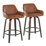 Daniella - 26" Fixed-Height Counter Stool (Set of 2)