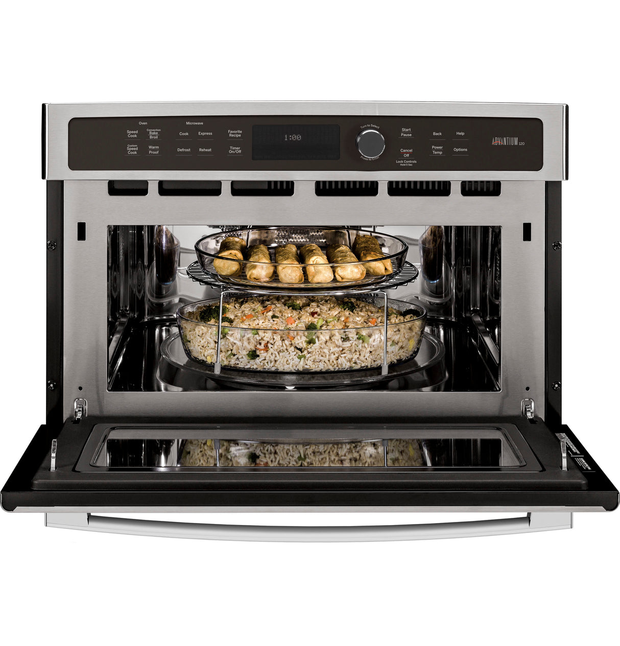 GE Profile(TM) 27 in. Single Wall Oven Advantium(R) Technology - (PSB9100SFSS)