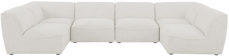 Miramar - Modular Sectional 6 Piece - Cream