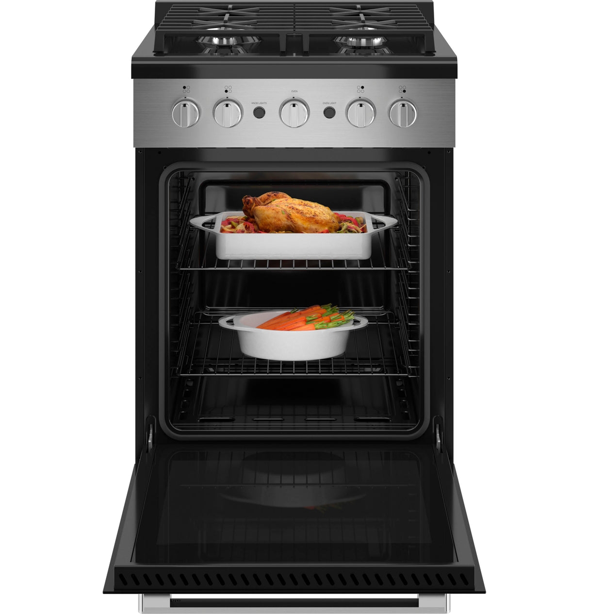 GE Profile(TM) 24" Free-Standing RV Gas Range - (PLS624RTSS)