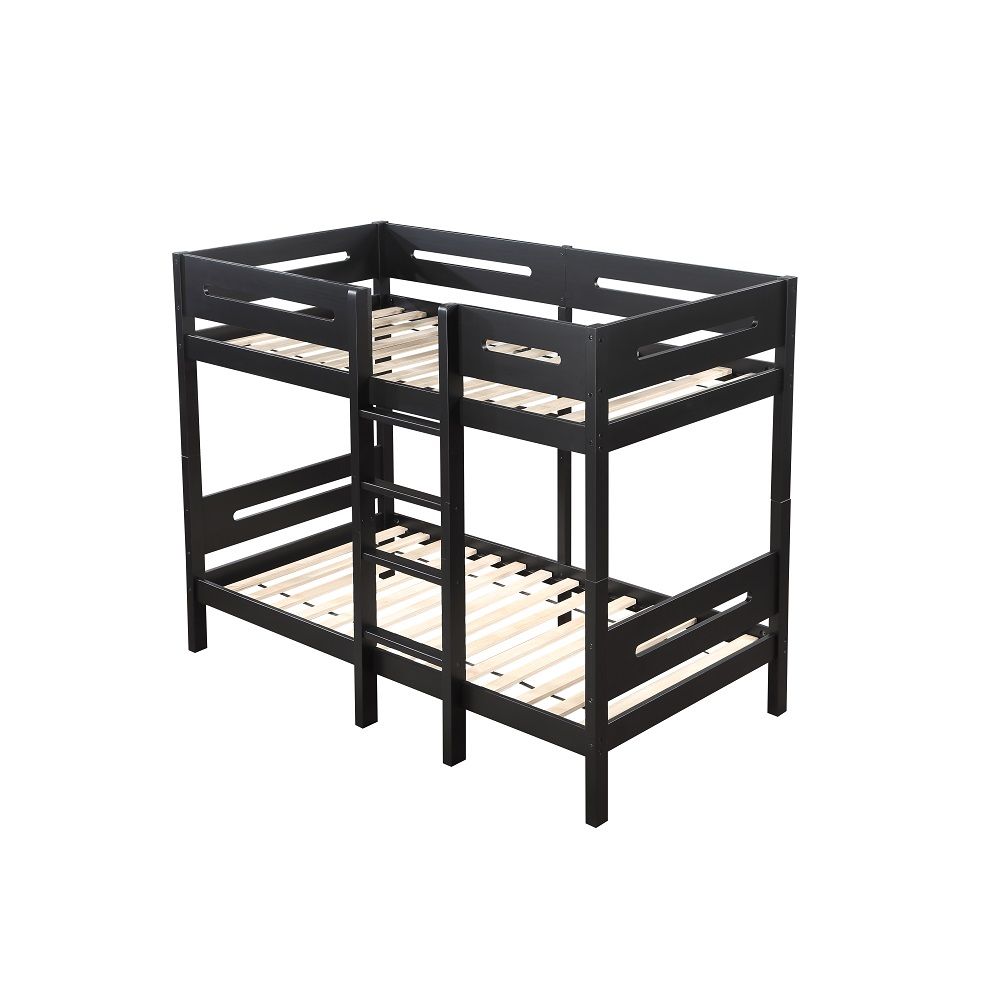 Ekko - Twin Over Twin Bunk Bed - Black