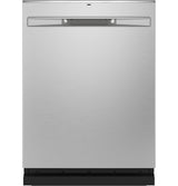 GE(R) ENERGY STAR(R) Fingerprint Resistant Top Control with Stainless Steel Interior Dishwasher with Sanitize Cycle & Dry Boost with Fan Assist - (GDP665SYNFS)