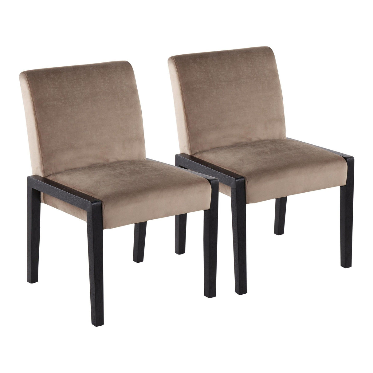 Carmen - Chair (Set of 2) - Black Legs