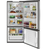 GE(R) ENERGY STAR(R) 20.9 Cu. Ft. Bottom-Freezer Refrigerator - (GBE21DYKFS)