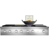 Caf(eback)(TM) 48" Commercial-Style Gas Rangetop with 6 Burners and Integrated Griddle (Natural Gas) - (CGU486P2TS1)