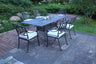 Rectangular 84.2" Long Dining Set With Sunbrella Cushions