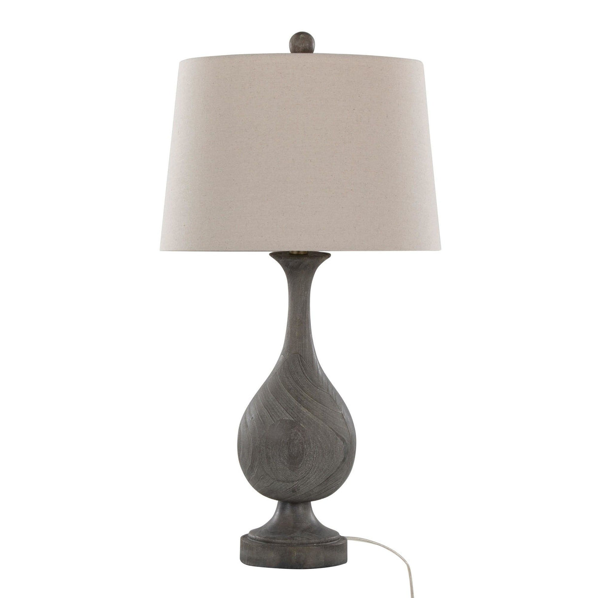 Cipolla Poly - 29" Polyresin Table Lamp (Set of 2) - Beige