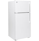 GE(R) ENERGY STAR(R) 15.6 Cu. Ft. Top-Freezer Refrigerator - (GTE16DTNLWW)