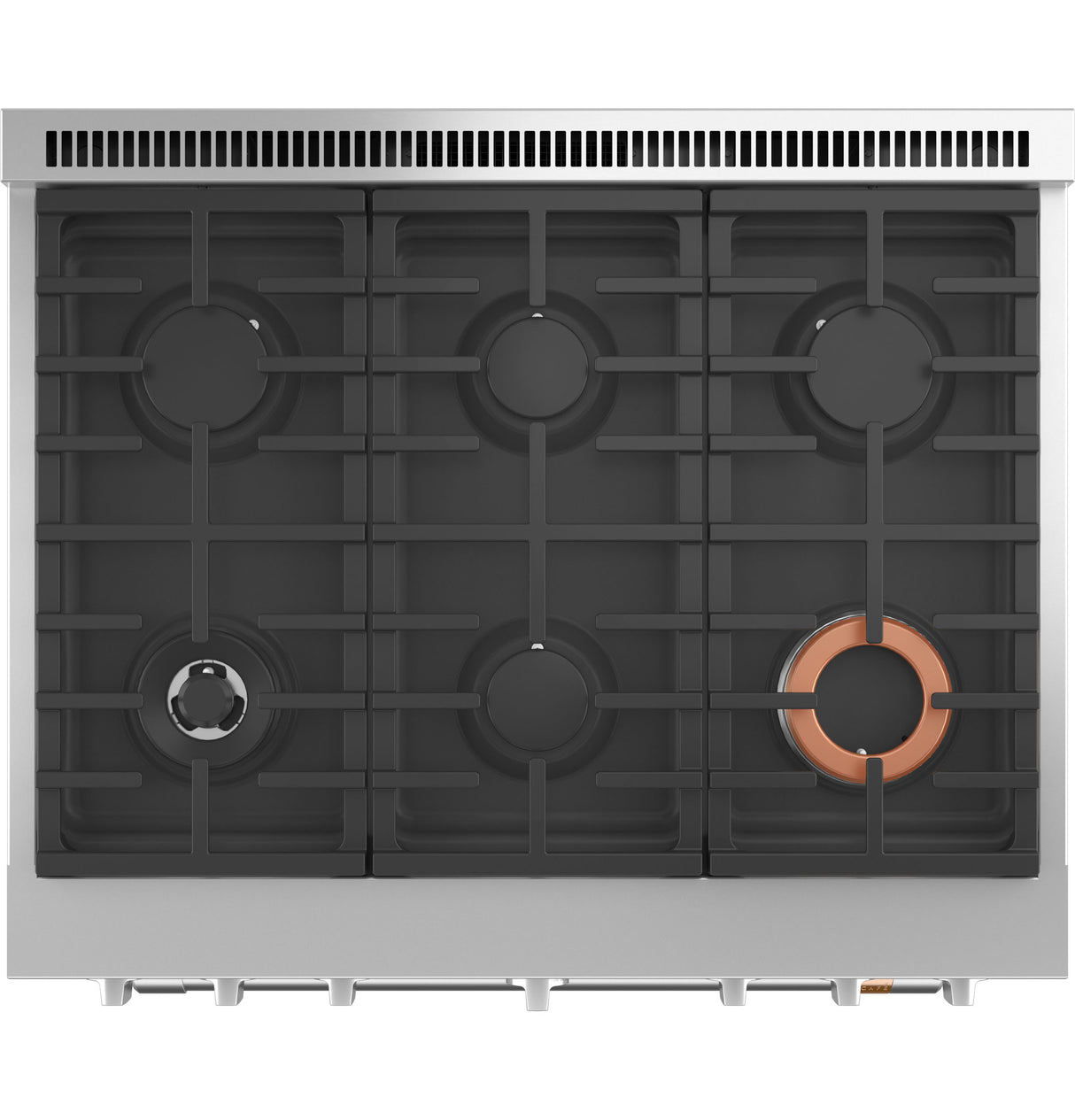 Caf(eback)(TM) 36" Smart Dual-Fuel Commercial-Style Range with 6 Burners (Natural Gas) - (C2Y366P3TD1)