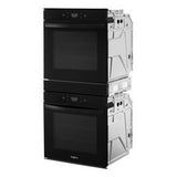 5.8 Cubic Feet 24" Double Wall Oven With Convection - Black