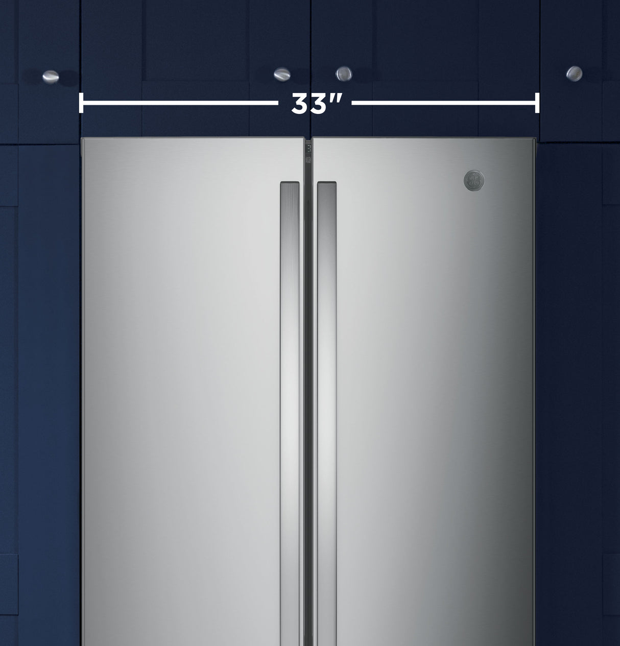 GE(R) ENERGY STAR(R) 24.7 Cu. Ft. French-Door Refrigerator - (GNE25JYKFS)