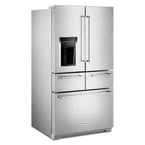 25.8 Cubic Feet 36" Multi-Door Freestanding Refrigerator With Platinum Interior Design