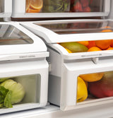 Caf(eback)(TM) 21.3 Cu. Ft. Built-In Bottom-Freezer Refrigerator - (CDB36LP2PS1)