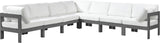 Nizuc - Outdoor Patio Modular Sectional 7 Piece - White