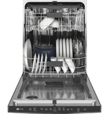 GE Profile(TM) ENERGY STAR(R) Top Control with Stainless Steel Interior Dishwasher with Sanitize Cycle & Dry Boost with Fan Assist - (PDT715SFNDS)