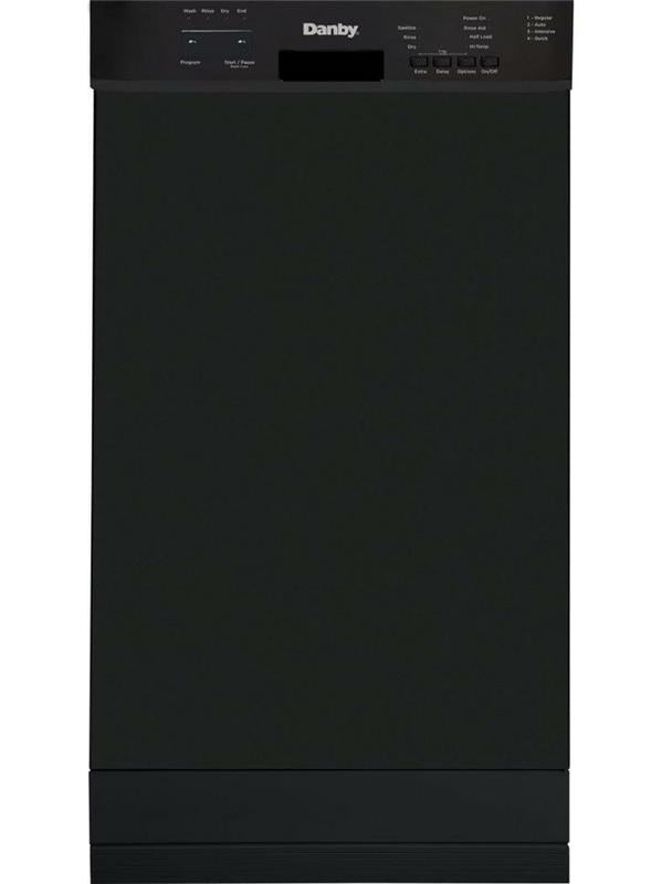 Danby 18" Wide Built-in Dishwasher in Black - (DDW18D1EB)