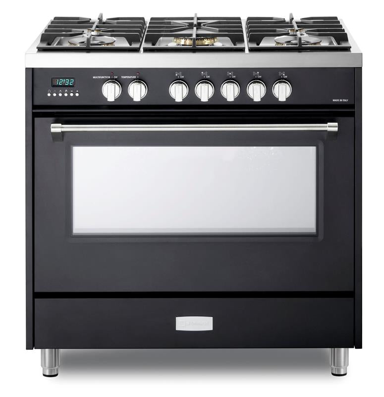 Designer 36" Dual Fuel Single Oven Range - Matte Black - (VDFSGE365E)