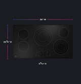 GE Profile(TM) 36" Built-In Touch Control Cooktop - (PEP9036DTBB)