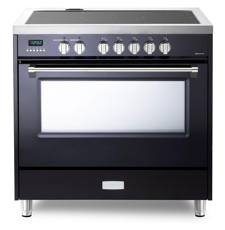 Designer 36" Induction Single Oven Range - Gloss Black - (VDFSIE365GB)