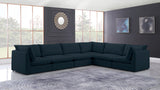 Mackenzie - Modular Sectional 6 Piece - Navy - Fabric