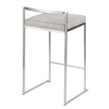 Fuji - Elegant Design Contemporary Stackable Counter Stool