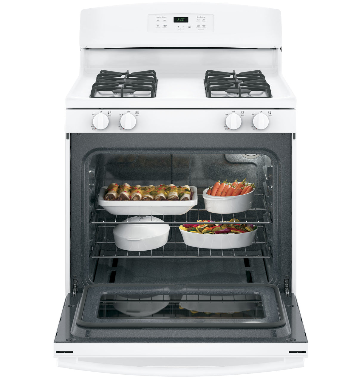 GE(R) 30" Free-Standing Gas Range - (JGBS60DEKWW)