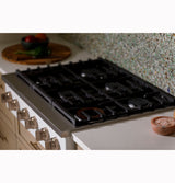 Caf(eback)(TM) 36" Commercial-Style Gas Rangetop with 6 Burners (Natural Gas) - (CGU366P3TD1)