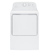 Hotpoint(R) 6.2 cu. ft. Capacity aluminized alloy Electric Dryer - (HTX24EASKWS)