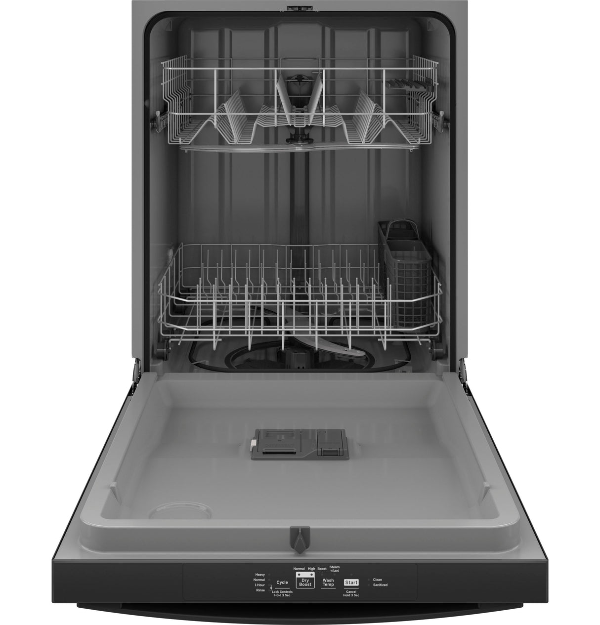 GE(R) ENERGY STAR(R) Top Control with Plastic Interior Dishwasher with Sanitize Cycle & Dry Boost - (GDT535PGRBB)