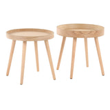 Pebble - Side Table Set - Beige