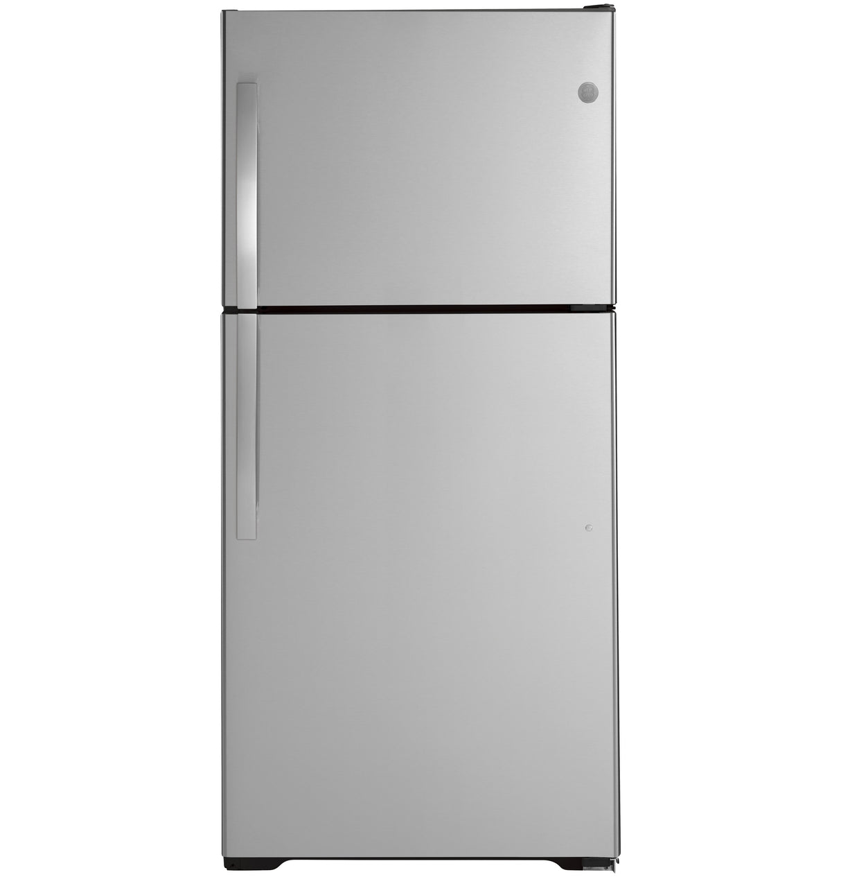 GE(R) ENERGY STAR(R) 19.2 Cu. Ft. Top-Freezer Refrigerator - (GTE19JSNRSS)