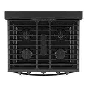 5.0 Cubic Feet Whirlpool Gas 5-in-1 Air Fry Oven - Black