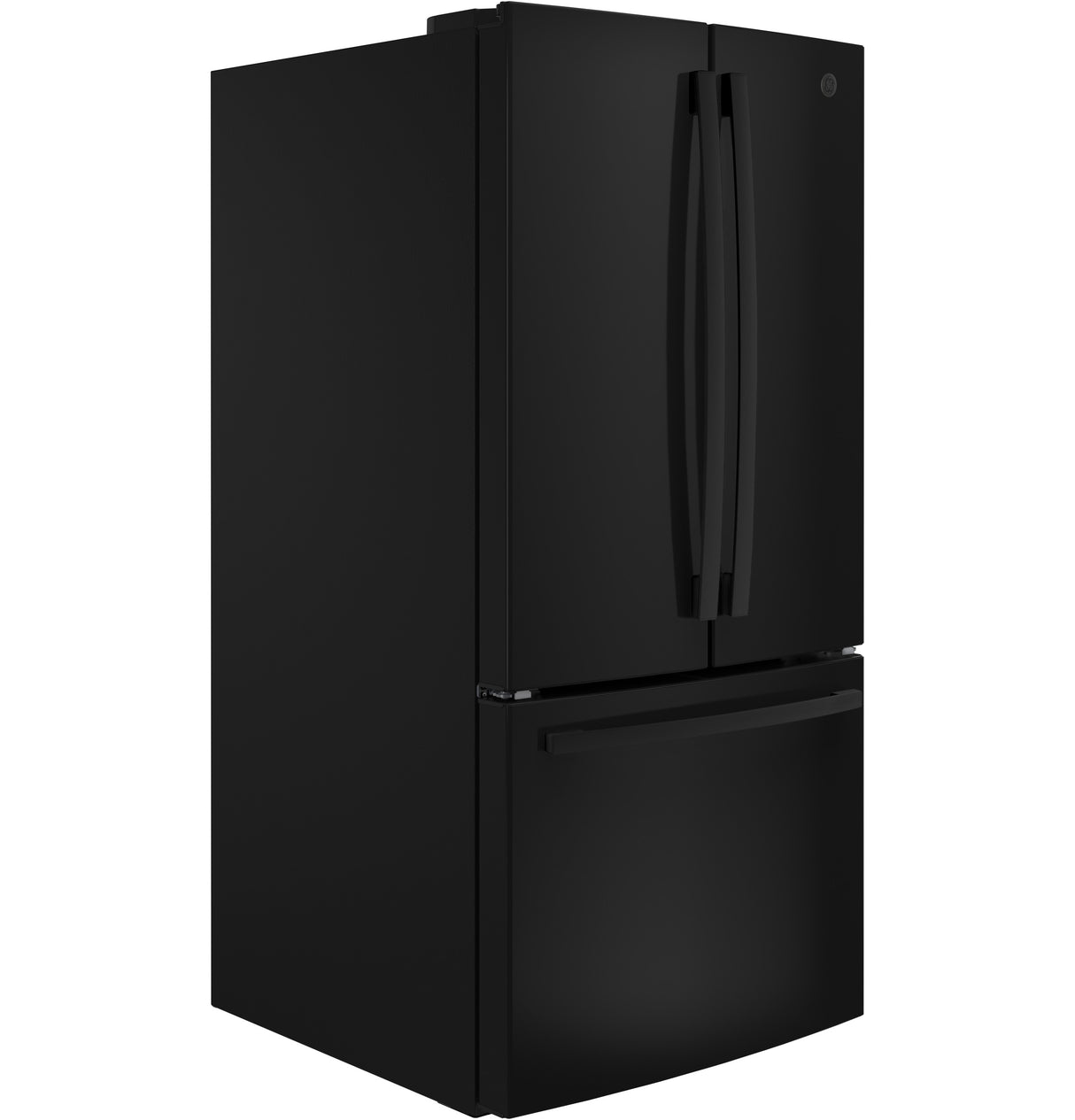 GE(R) ENERGY STAR(R) 18.6 Cu. Ft. Counter-Depth French-Door Refrigerator - (GWE19JGLBB)