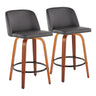 Toriano - Fixed-Height Counter Stool Set